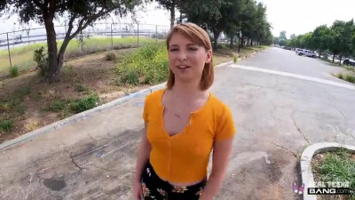 Bang RealTeens 22 09 12 - Farm Girl Ginger Grey Sucks In Public And Gets A Creampie