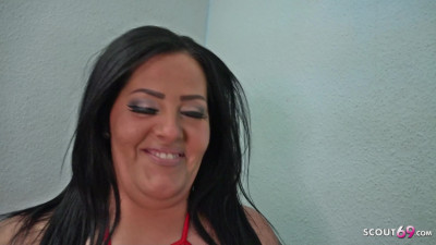 GERMAN BBW MILF ASHLEY CUMSTAR - ROUGH AMATEUR RIMJOB SEX