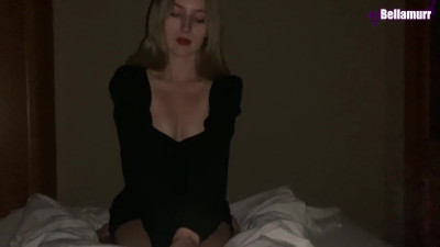 18 Year Old Playful Bitch Sucks Cock And Rides A Dick - Bellamurr