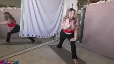 Slutty Stepmom Gets Fucked Doing Yoga