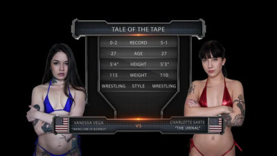 EvolvedFightsLez Charlotte Sartre Vs Vanessa Vega