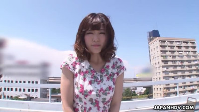 JapanHDV - Tomoka Sakurai Gets Fucked Outedoors Today On A Rooftop In Tokyo