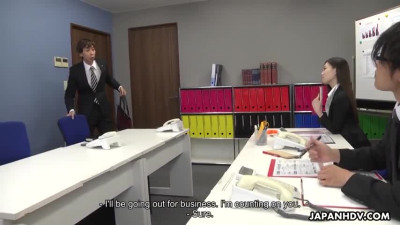 JapanHDV Misaki Yoshimura - Misaki Yoshimura Sucks Off A Colleague In Her Office