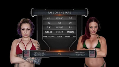 Evolved Fights Lez Sarah Brooke Vs Tori Avano