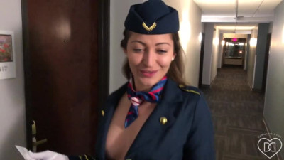 Dani Daniels - Naughty Stewardess And My First Pilot