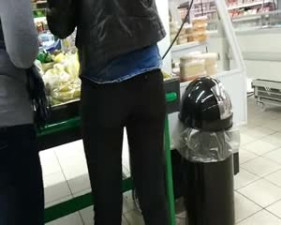 Great Ass Candid In Shop, In Jeans Tight Ass Part2