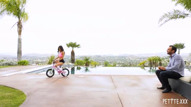 Petite - Vina Sky A Little Bike For A Petite Girl - Watch Latest Porn Video at ePornHome.com for Free.