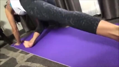 Step Son Fucks Mom Doing Yoga