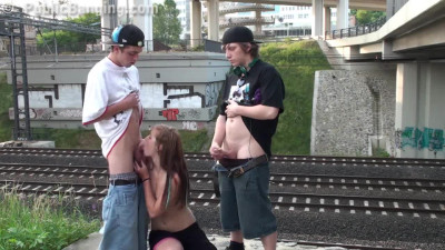 Group Of Teenagers Fuck On The Street Part 2