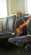 Pussy Eating On A Train.