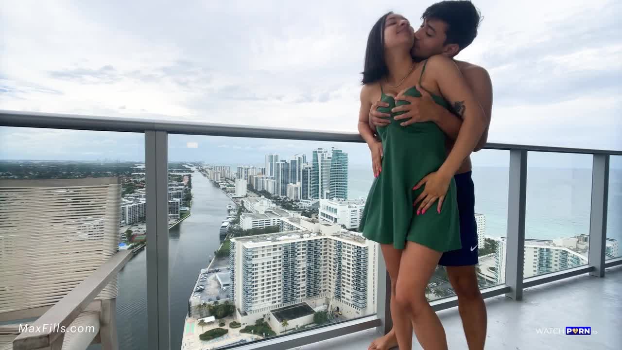 Hailey Rose, Max Fills - PUBLIC BALCONY SEX OVERLOOKING MIAMI - Watch Latest Porn Video at ePornHome.com for Free.